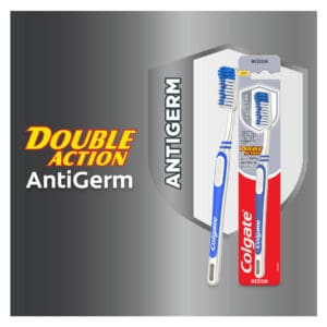 Colgate Double Action Medium Toothbrush 1s
