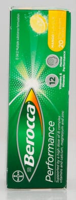 Berocca Performance Mango Flavour Effervescent Tablets 20pk