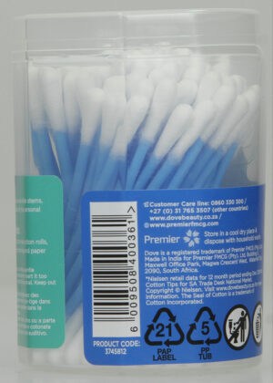 Dove Buds Cotton Wool 100s