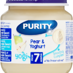 Purity From 7 Months Pear & Yoghurt Yogi 125ml