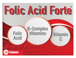 Folic Acid Forte Supplement Tablets 30pk