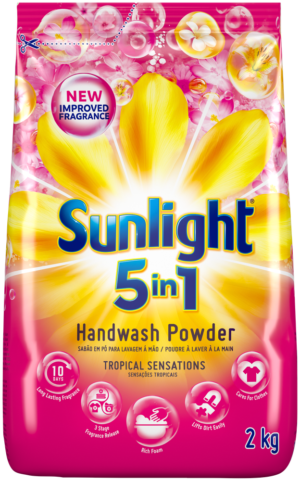 Sunlight Tropical Sensations 5-in-1 Hand Washing Powder Detergent 2kg