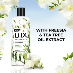 LUX Botanicals Freesia and Tea Tree Moisturizing Body Wash 400ml