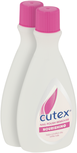 Cutex Nourishing Nail Polish Remover 2 x 100ml