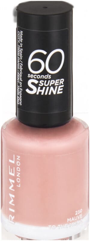 Rimmel 60 Seconds Taupe Throwback Nail Polish 8ml