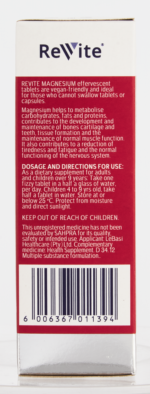 Revite Magnesium Fizzy Tablets 10pk