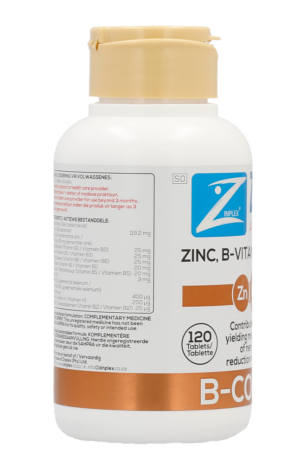 Zinplex B-Complex Tablets 120pk