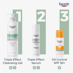 Eucerin DermoPurifyer Oil Control Triple Effect Cleansing Gel 400ml