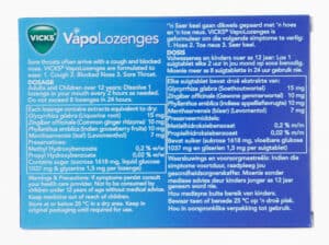 Vicks VapoLozenges Orange Menthol Lozenges 24s