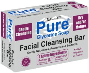 Pure Facial Cleansing Glycerine Bar Soap 100g