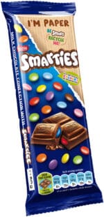 Nestlé Smarties Milk Chocolate Slab 80g