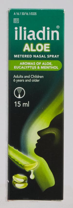 Iliadin Aloe Metered Nasal Spray 15ml