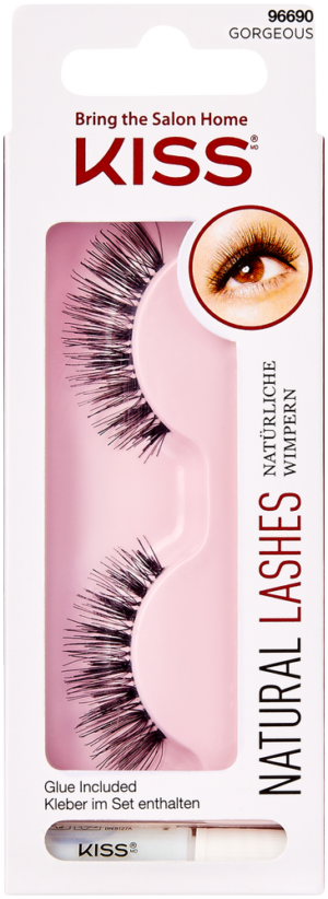 KISS Gorgeous Natural Eyelash Kit 1Pair