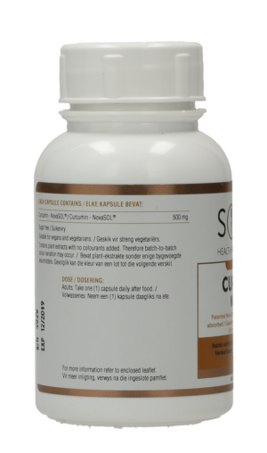 Solal Curcumin Novasol Capsules 30pk