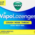 Vicks VapoLozenges Honey Lemon Menthol Lozenges 24pk