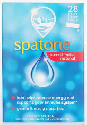 image-0 Spatone Natural Iron Rich Water 28 x 20ml