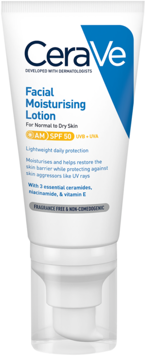 Cerave SPF 50 Facial Moisturising Lotion 52ml