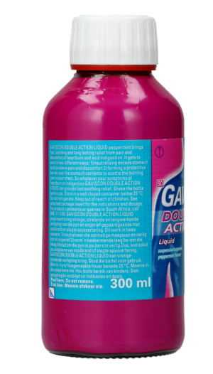 Gaviscon Peppermint Double Action Liquid Suspension 300ml