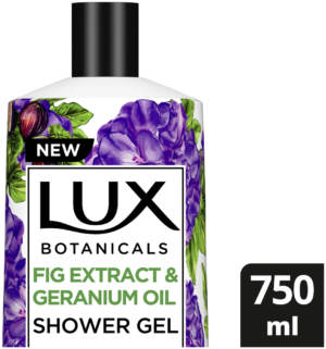 LUX Botanicals Fig Extract and Geranium Oil Moisturizing Body Wash 750ml