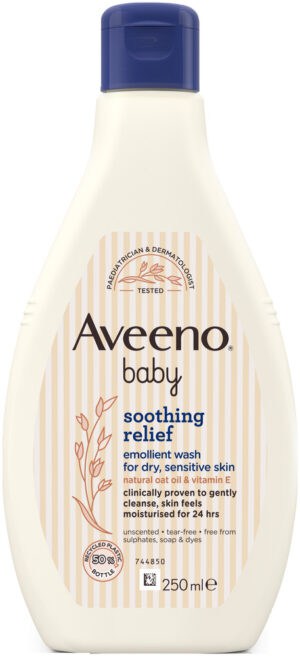 Aveeno Baby Soothing Relief Emollient Wash 250ml