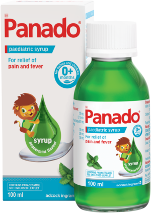 Panado Peppermint Flavour Paediatric Syrup 100ml