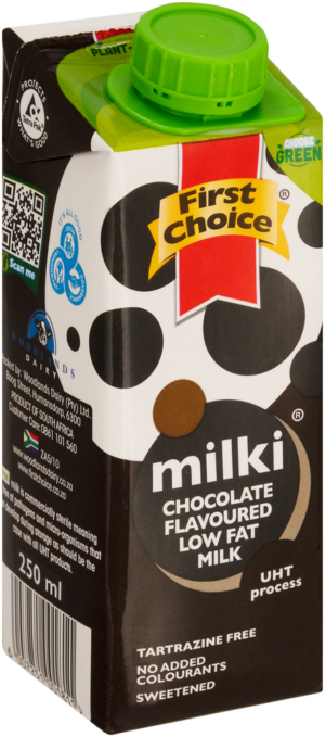 First Choice Milki Chocolate Flavoured Low Fat Milk 250ml