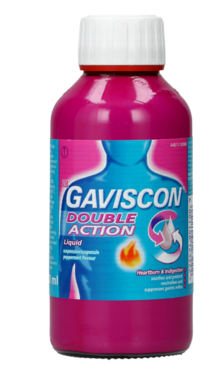 Gaviscon Peppermint Double Action Liquid Suspension 300ml