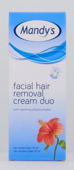 Mandy's Facial Hair Removal Cream Duo 2 x 15ml