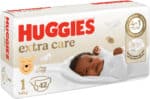 Huggies Extra Care Size 1 Disposable Nappies 42pk