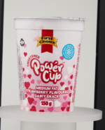 First Choice Power Cup Strawberry Flavoured Medium Fat Dairy Snack 150g