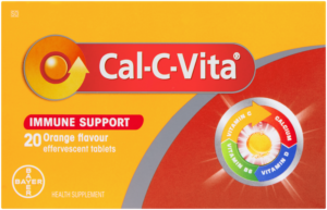 Cal-c-vita Orange Flavour Immune Support Effervescent Tablets 20pk