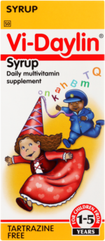 Vi-daylin Syrup Daily Multivitamin Supplement 150ml