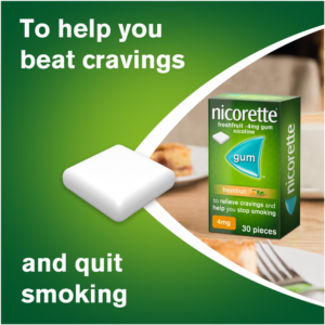 Nicorette Freshfruit 4mg Nicotene Gum 30pk