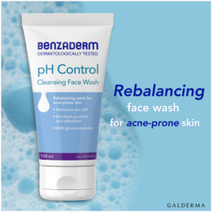 Benzaderm pH Control Cleansing Face Wash 150ml