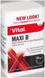 Vital Health Essentials Maxi B Energy & Vitality Capsules 60s