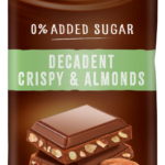Canderel Decadent Crispy & Almonds Milk Chocolate Slab 100g