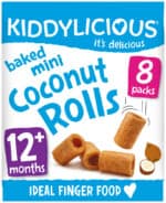 Kiddylicious Mini Baked Coconut Rolls 8 x 6.8g