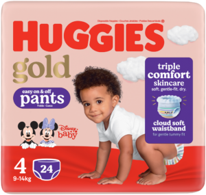 Huggies Gold Size 4 Disposable Nappy Pants 24pk