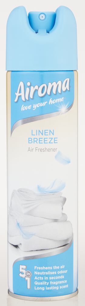 Airoma 5-in-1 Linen Breeze Air Freshener 210ml