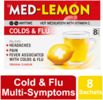 Med-lemon Original Flavour Hot Medication 8pk
