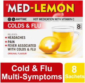 Med-lemon Original Flavour Hot Medication 8pk
