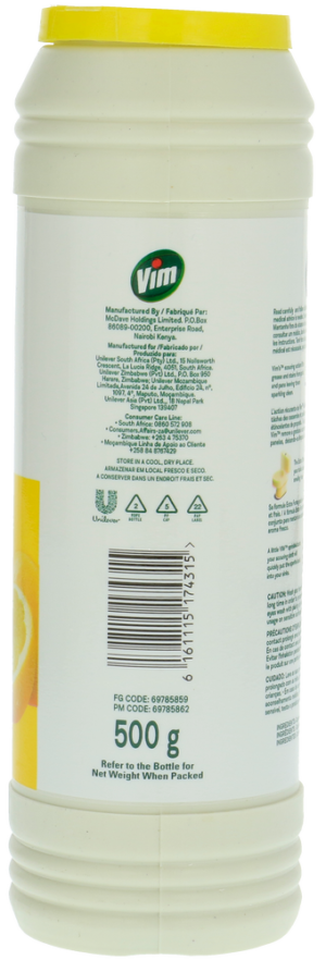 Vim Lemon Multi-Purpose Scourer 500g