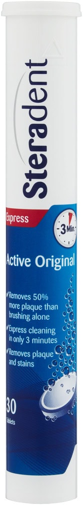 Steradent Active Original Denture Cleaning Tablets 30pk