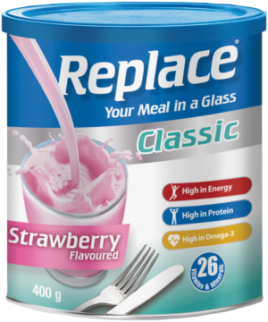 Replace Classic Strawberry Flavoured Meal Replacement Drink 400g