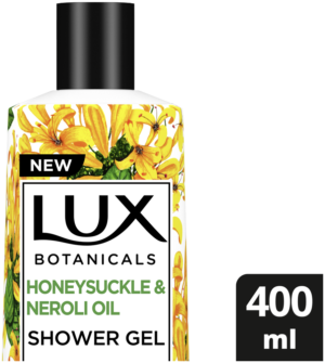 LUX Botanicals Honeysuckle and Neroli Oil Moisturizing Body Wash 400ml