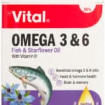 Vital Omega 3 & 6 Softgel Capsules 30pk