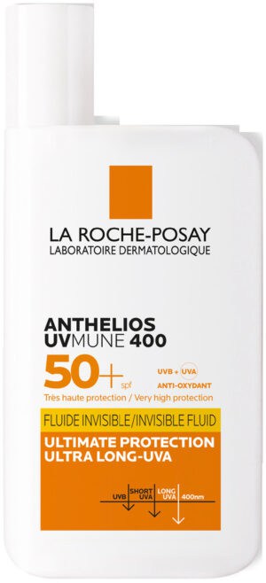 La Roche-posay Anthelios SPF 50+ UVMUNE 400 Invisible Fluid Sun Protection 50ml