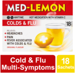 Med-lemon Original Flavour Hot Medication 18pk