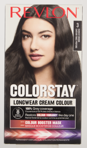 Revlon ColorStay Darkest Brown Longwear Cream Colour 1s