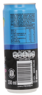 Cappy Passion Peach 100% Sparkling Fruit Juice Blend 330ml